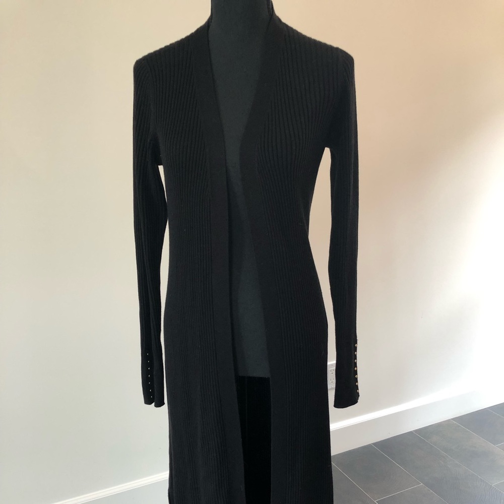 White House Black Market Black Duster